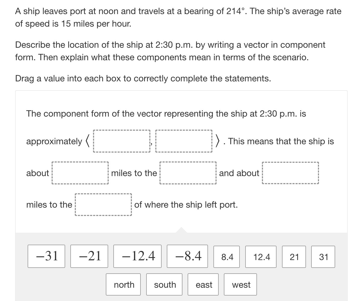 by using the head to tail method. ) Use the Vector tool