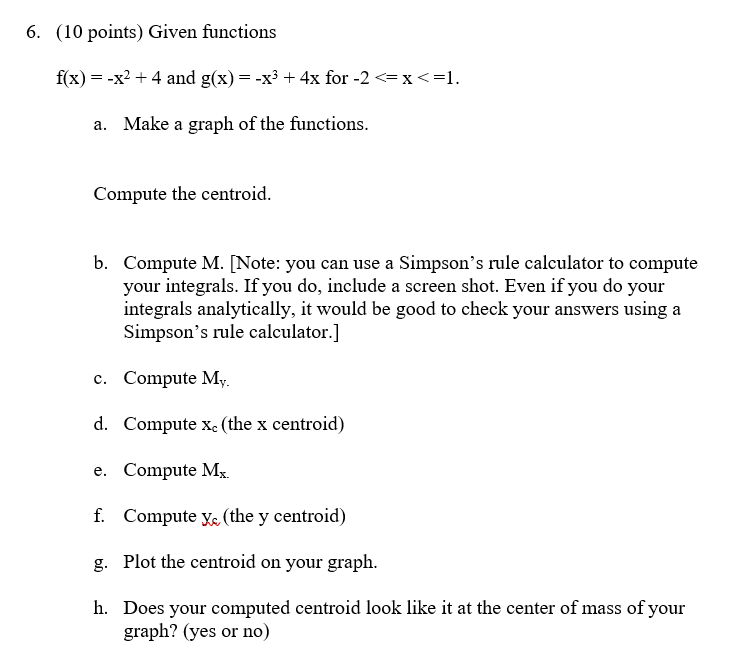 Please show all work, step by step. Thank you so much! 6.