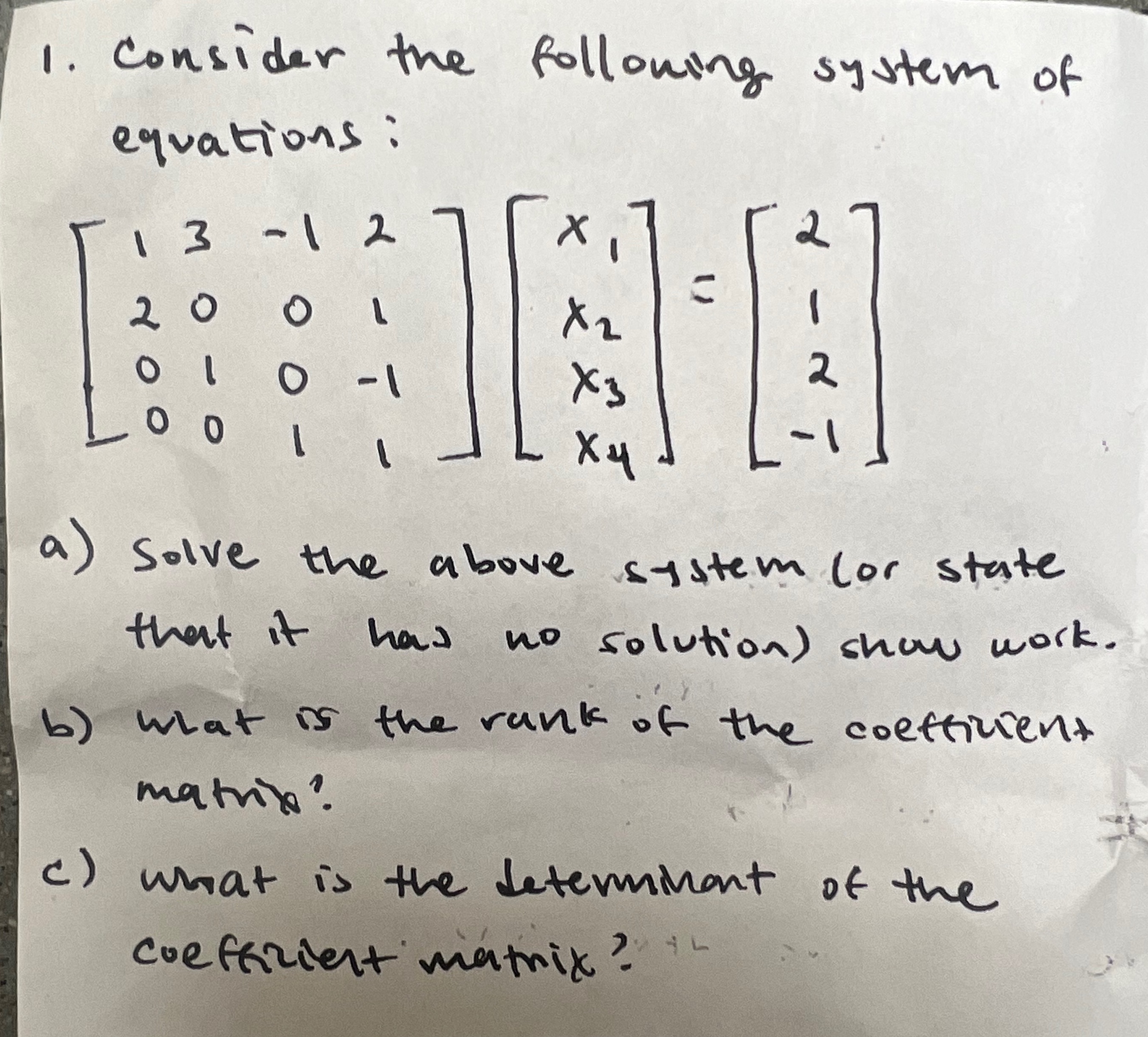 Please include all math steps. Will leave good reviews if helped. 1.