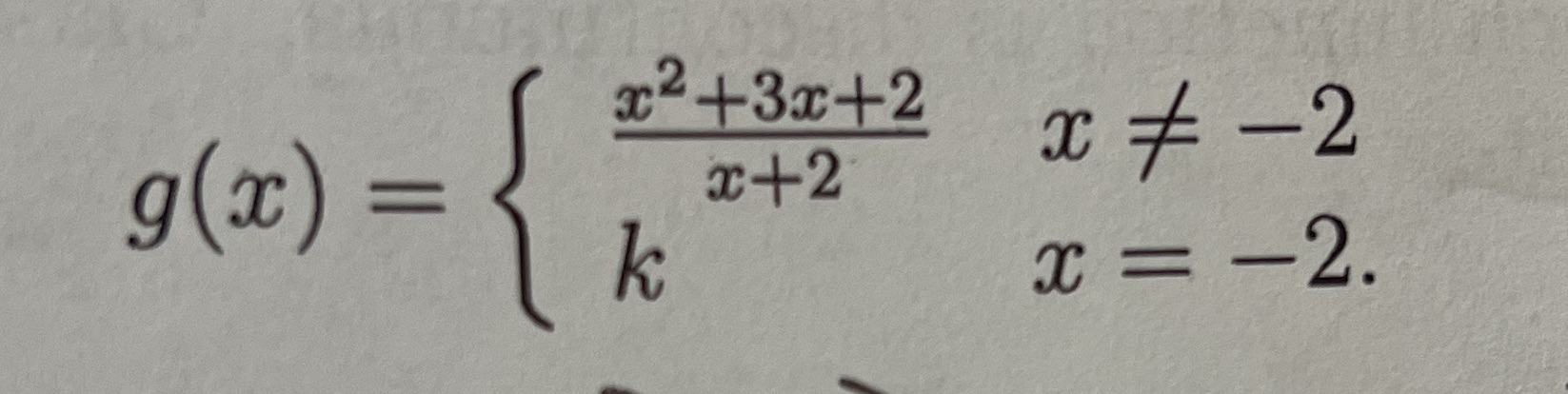 Find the value(a) of k that makes the function continuous over the