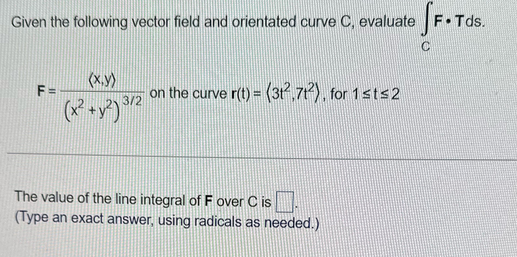 Calculus III. Please Help i'm lost. Need the answer to move on.