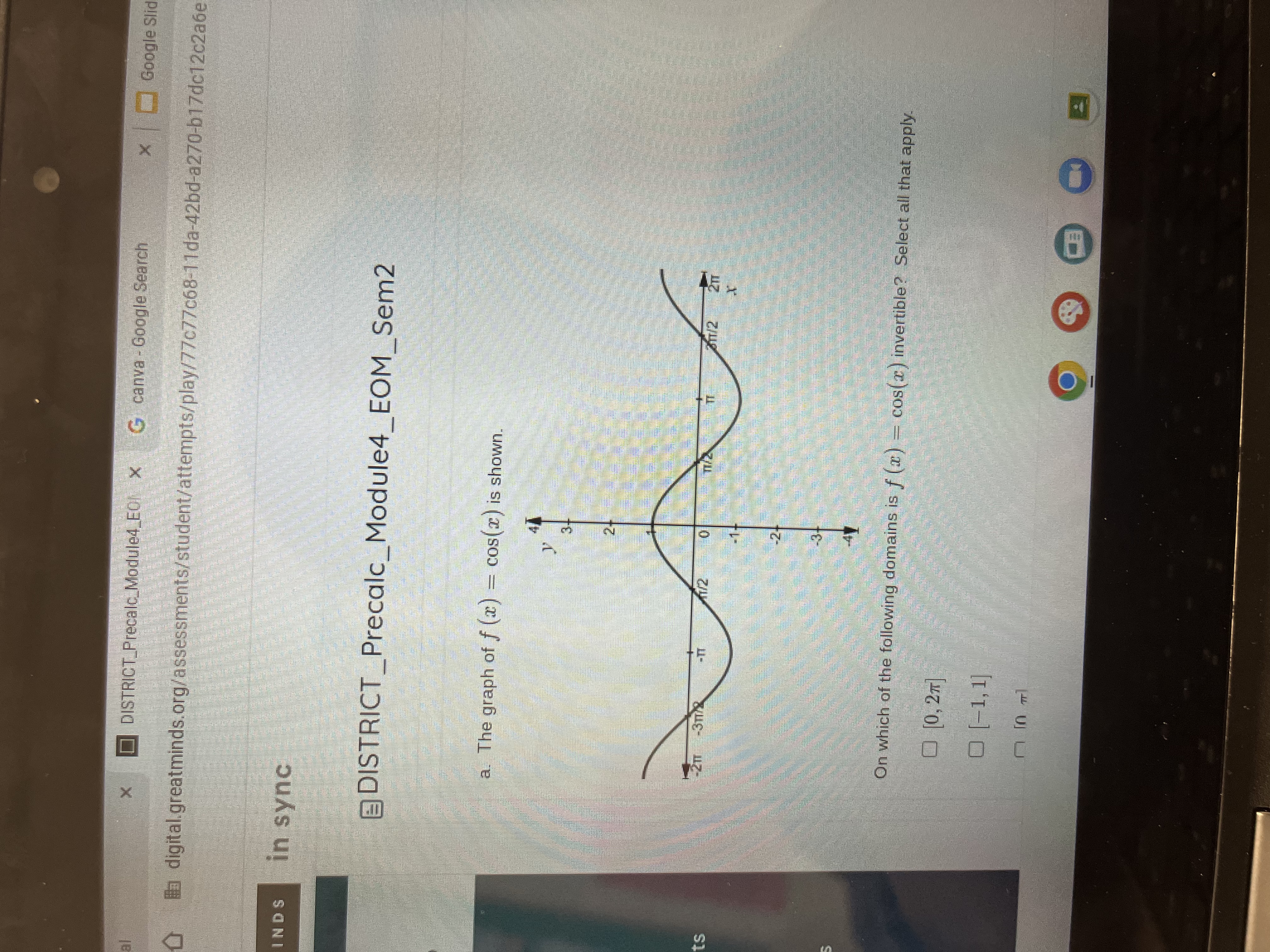 sin -1 V3 O O O\fX DISTRICT_Precalc Module4 EO (G canva -