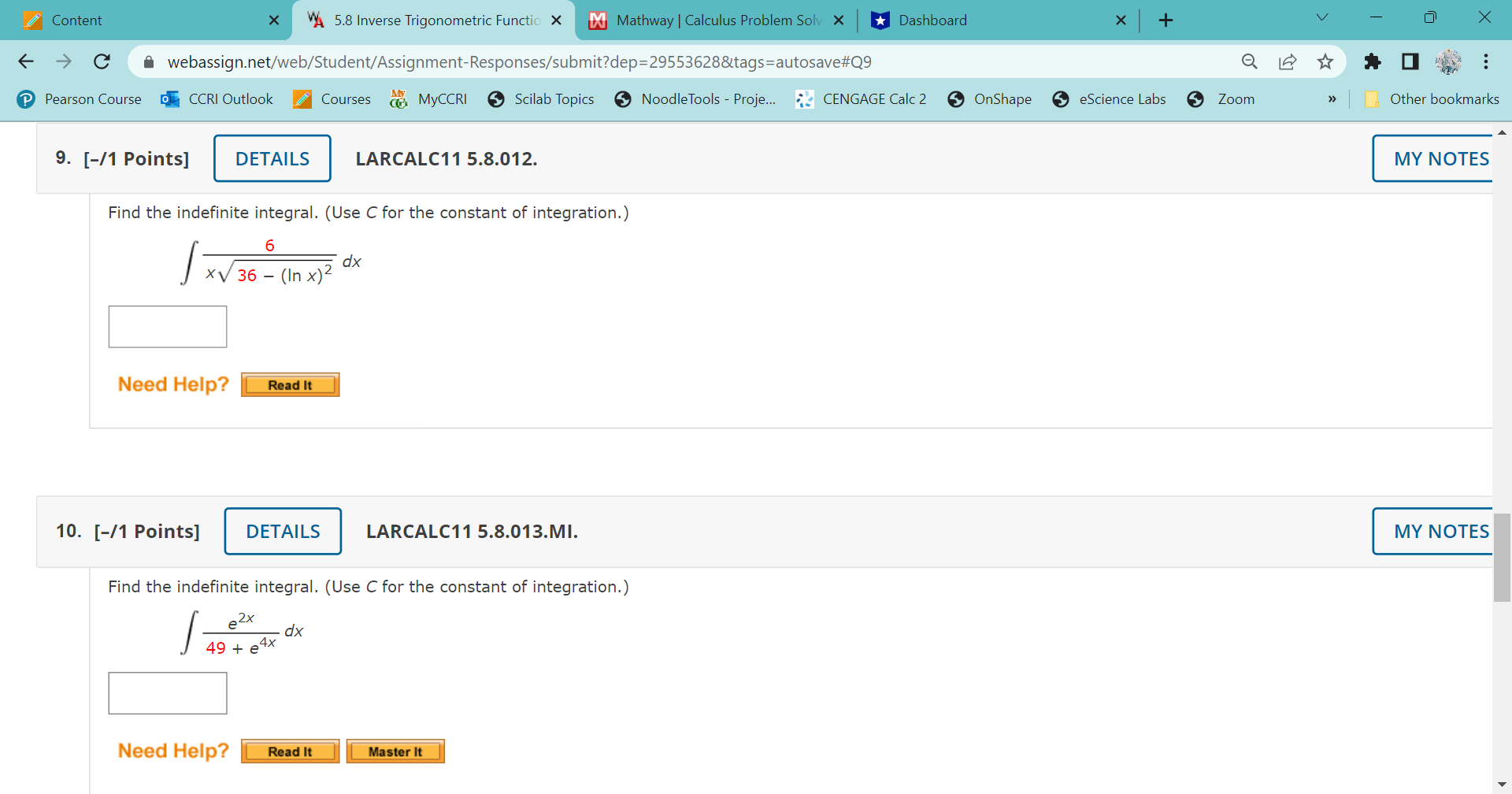 C for the constant of integration.) 2t V 1 - 4t dt