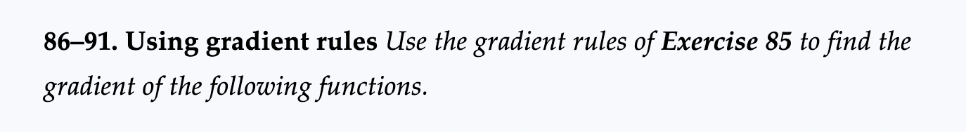 are differentiable functions on R2 or R3, and let c be a