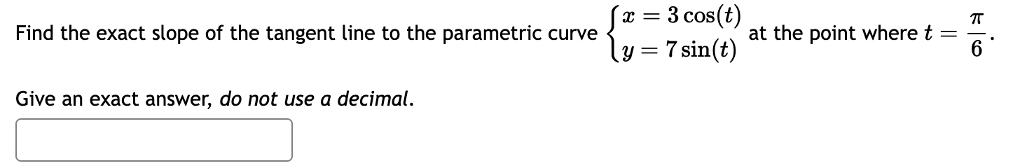 parametric equations: 23(22) = 4:52 + 2t y(t) = 3:52 + 5