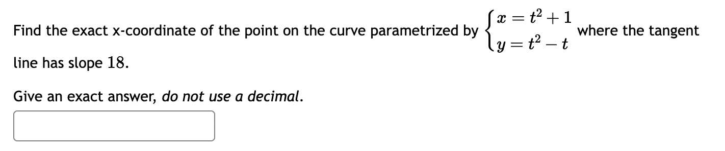 At the moment when t = 3, find the object's: horizontal velocity