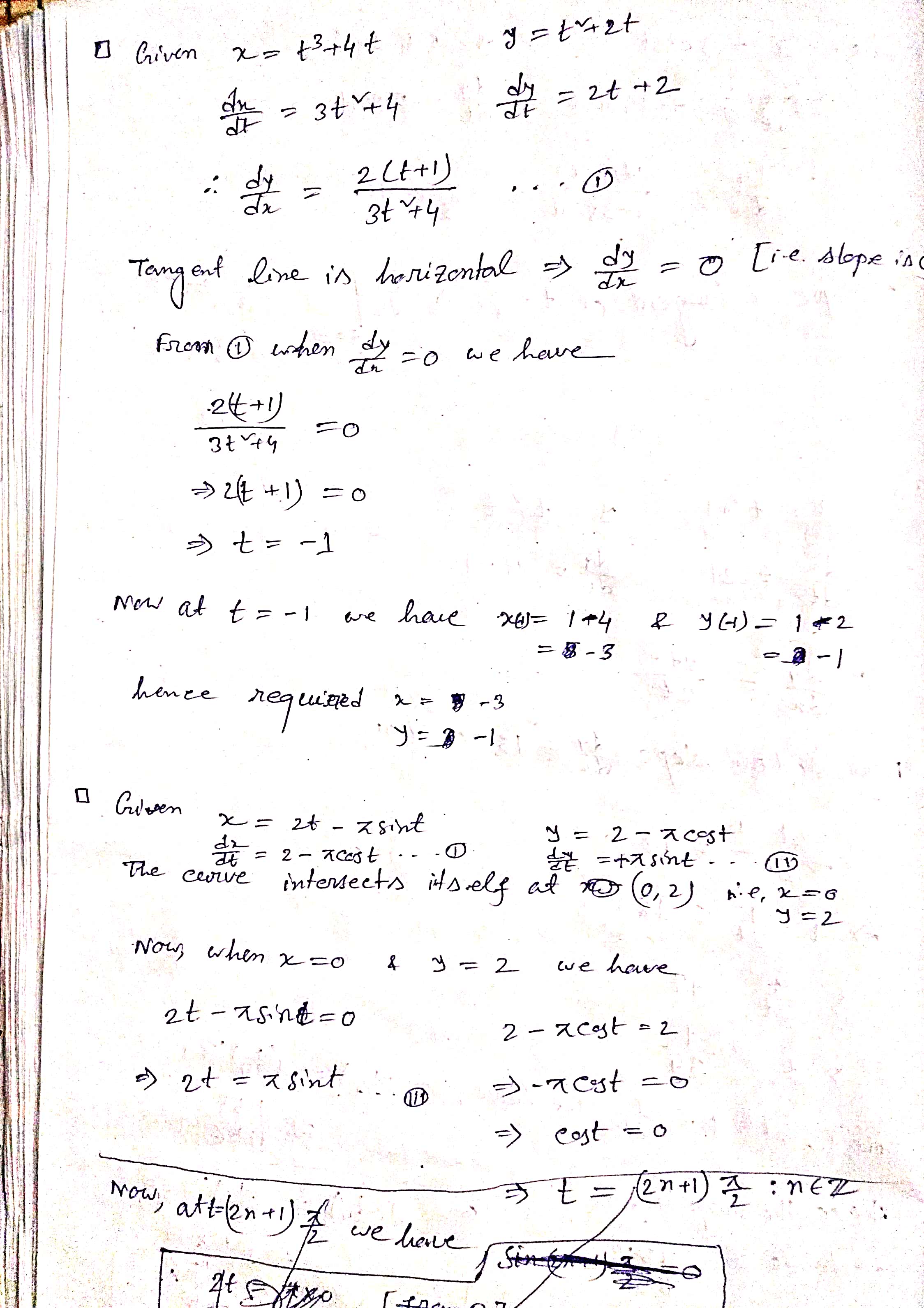 max - ) dy = XO .1. when x = 4 ,