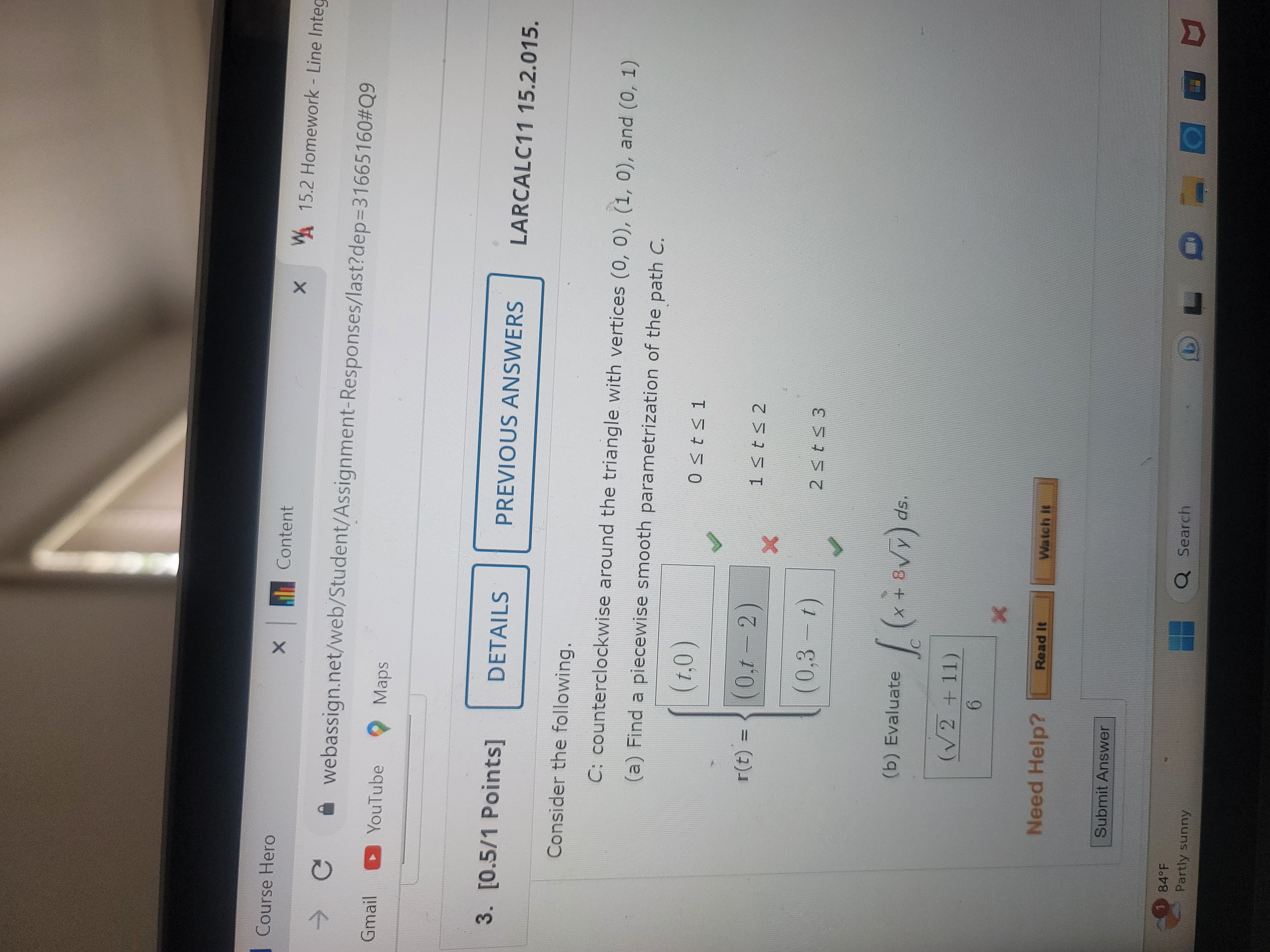 z) = z 72V 5 2 ( 7 2) X Need Help?