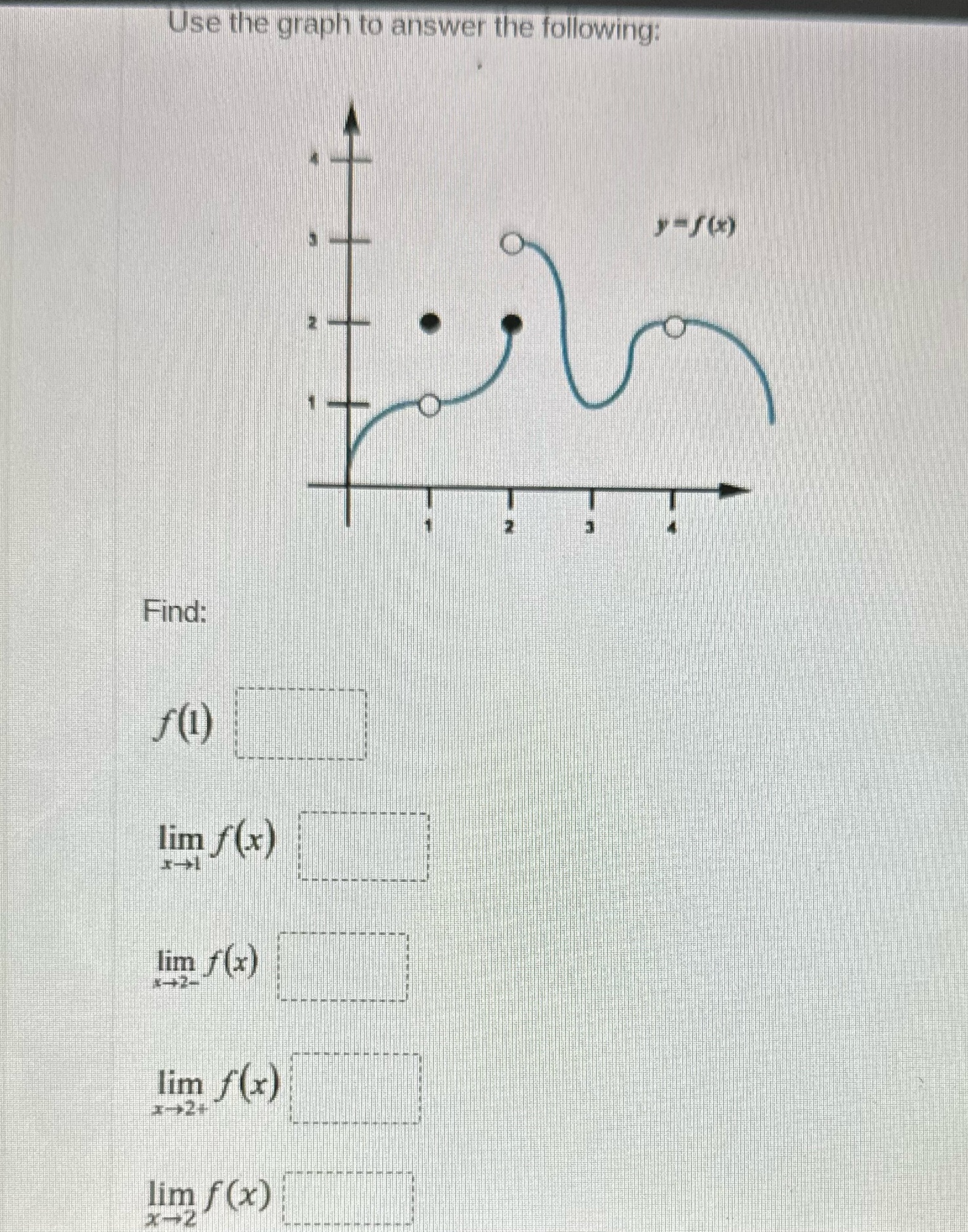 Use the graph to answer the questions Use the graph to answer
