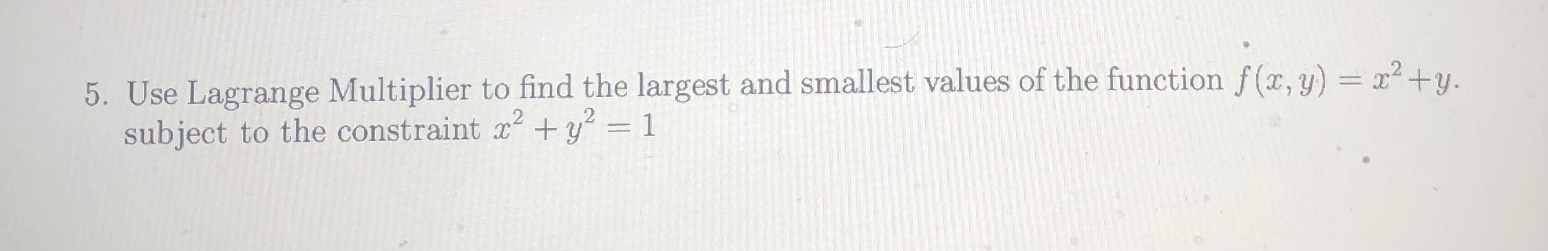 calculs 3Note: please write down the Answer by hand on paper and