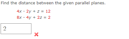 parallel to the given line. (Po corresponds to t = 0.) Po