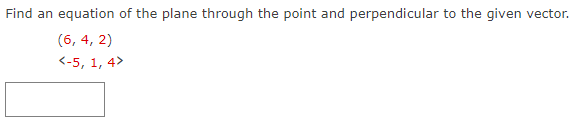 7), Q = (6, 3, 5) + + kFind an equation of