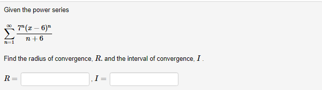 f(I) = 1+ x6 Part 1: A Find the power series representation