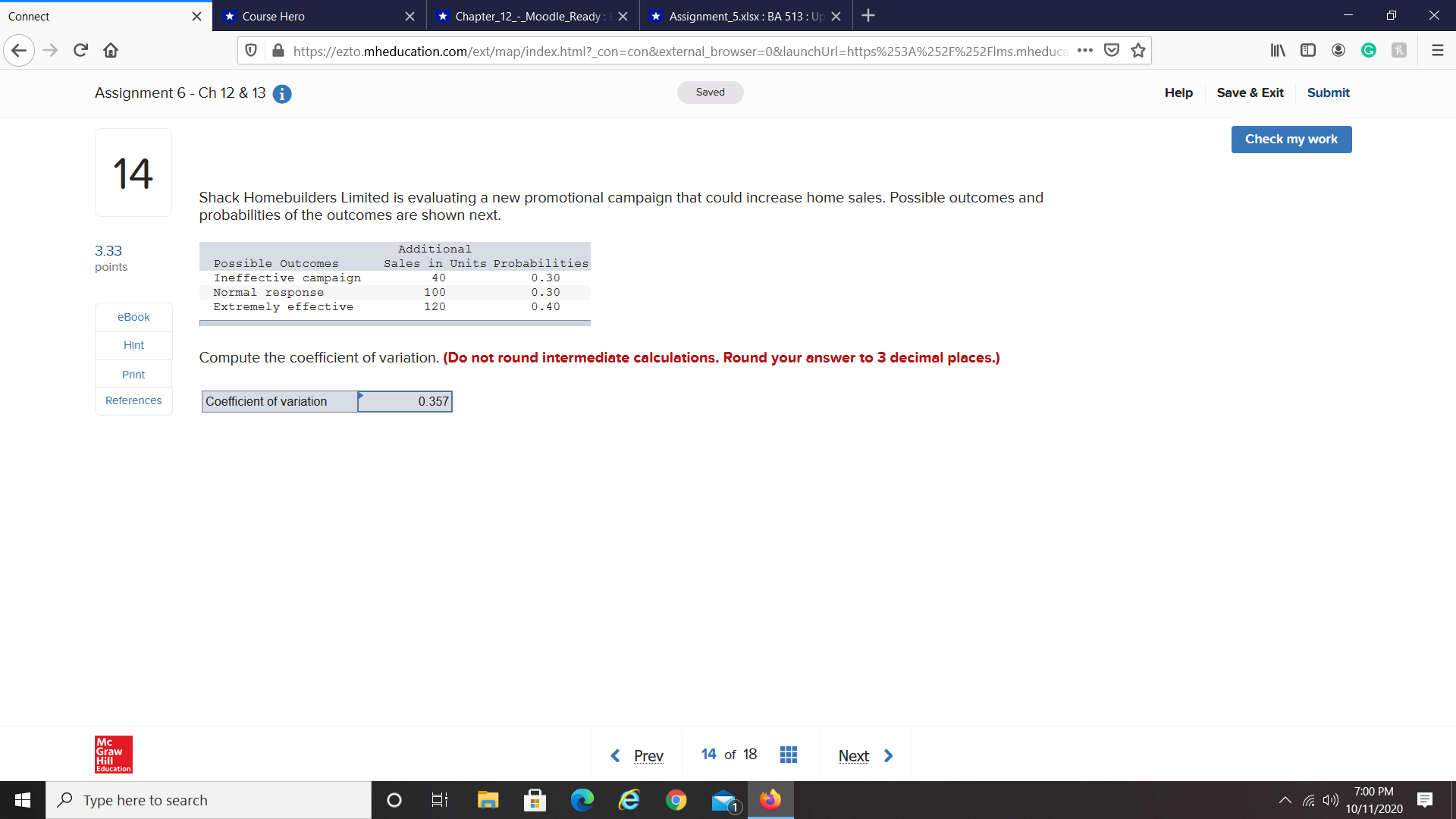 X CA https://ezto.mheducation.com/ext/map/index.html?_con=con&external_browser=0&launchUrl=https%253A%252F%252Flms.ml =] ... E Assignment 6 - Ch 12 &