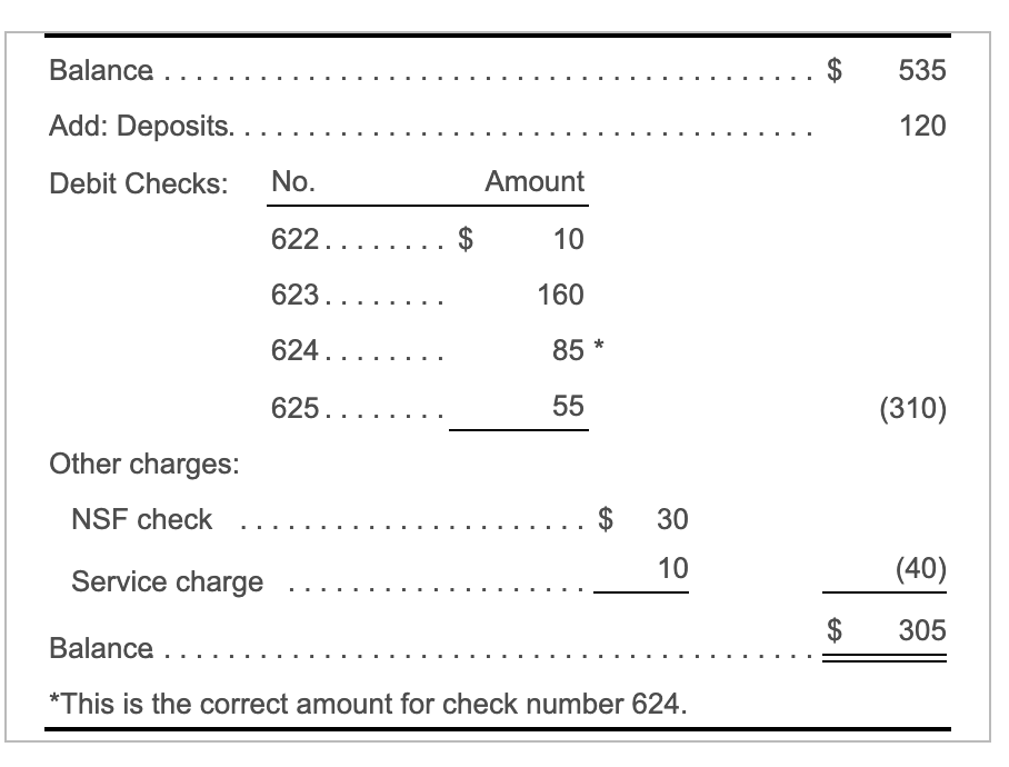 Greenside Apartments Paycheck Check Deposit Balance $ 10 1 60 58 55