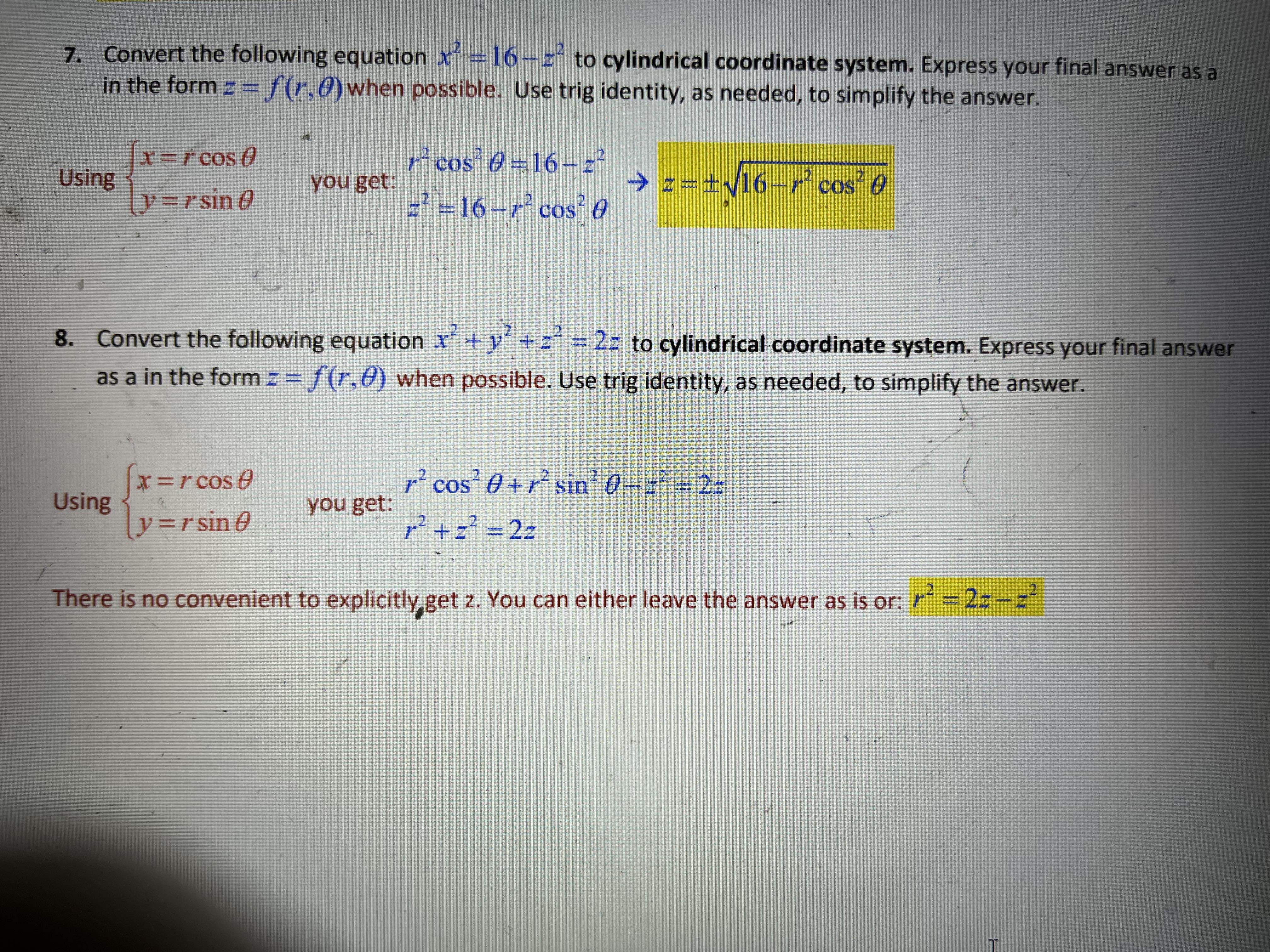 Geogebra, or a 3-D graphing tool of your choice to graph x
