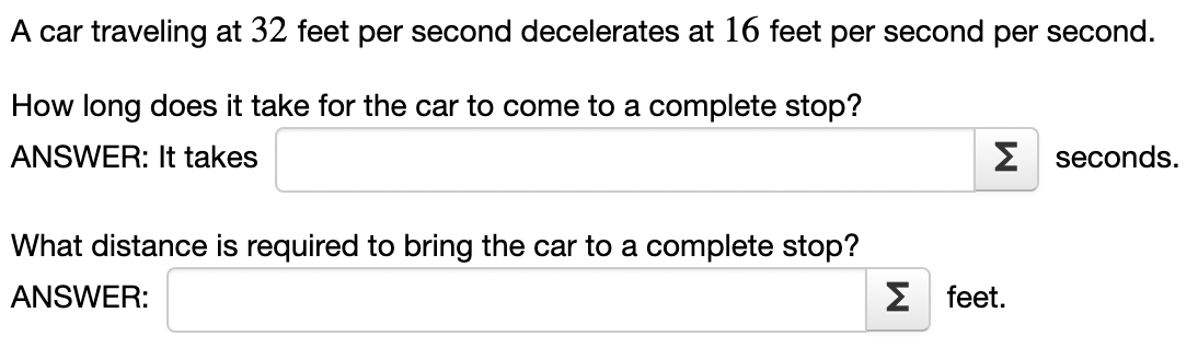(t + 3)3 units per second per second. The initial velocity is