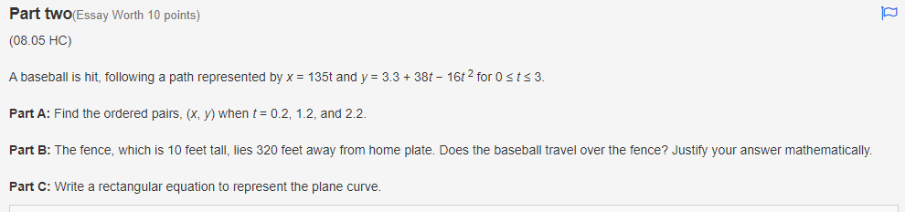 1 2 3 4 5 6 7 8 9 -1 Part A: