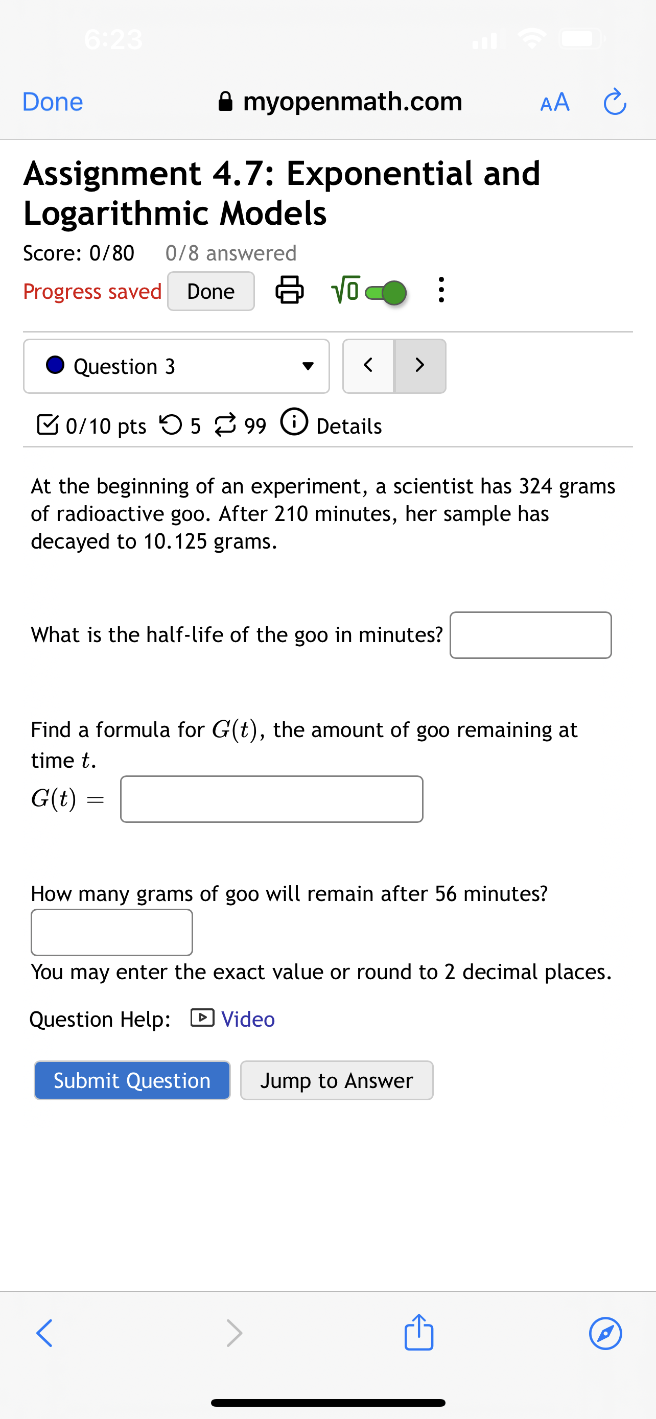 8 99 6) Details The half-life of Palladium-100 is 4 days. After
