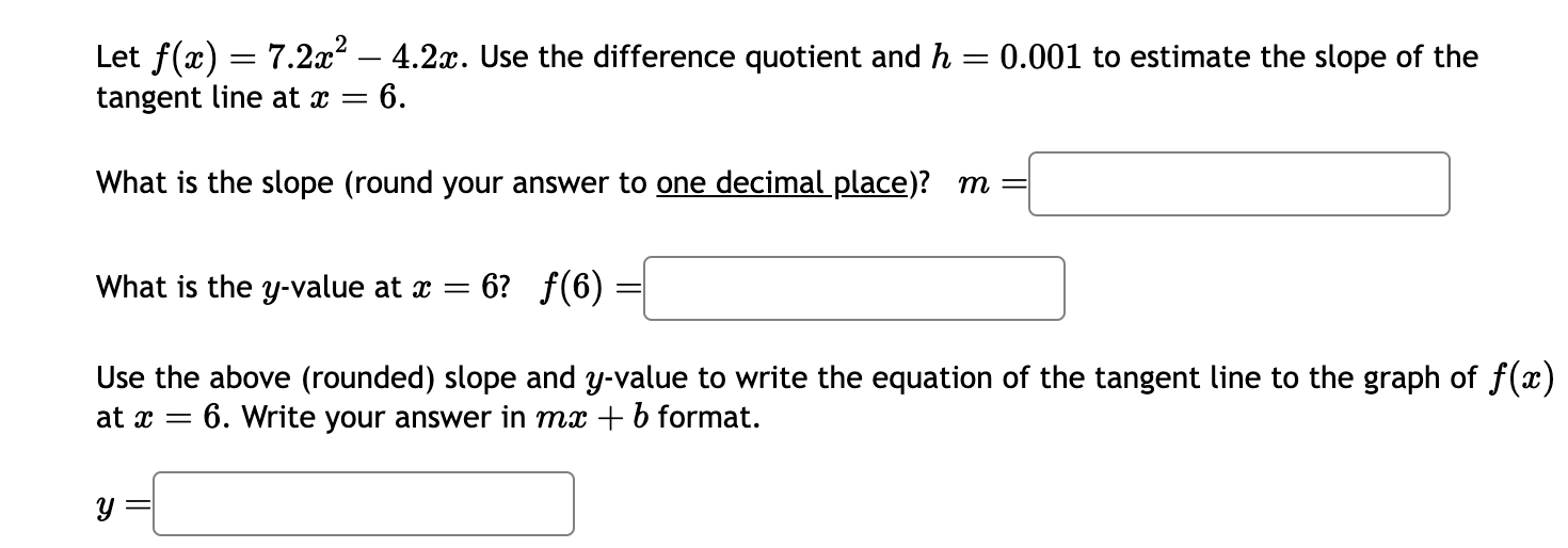 the following values of h: h = 1: m h = 0.5: