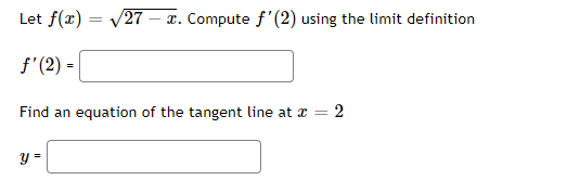 First, set up the limit. Your answer sheuLd he an expression incLuding