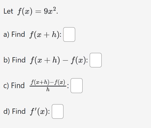  \fLet x) be the function 65:2 7x + 8. Then the