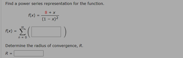 (x ) = (1 - x)2 F ( x ) = n