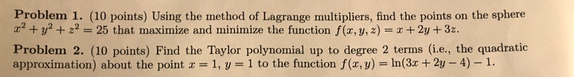 the points on the sphere x2 + y2 + 22 = 25