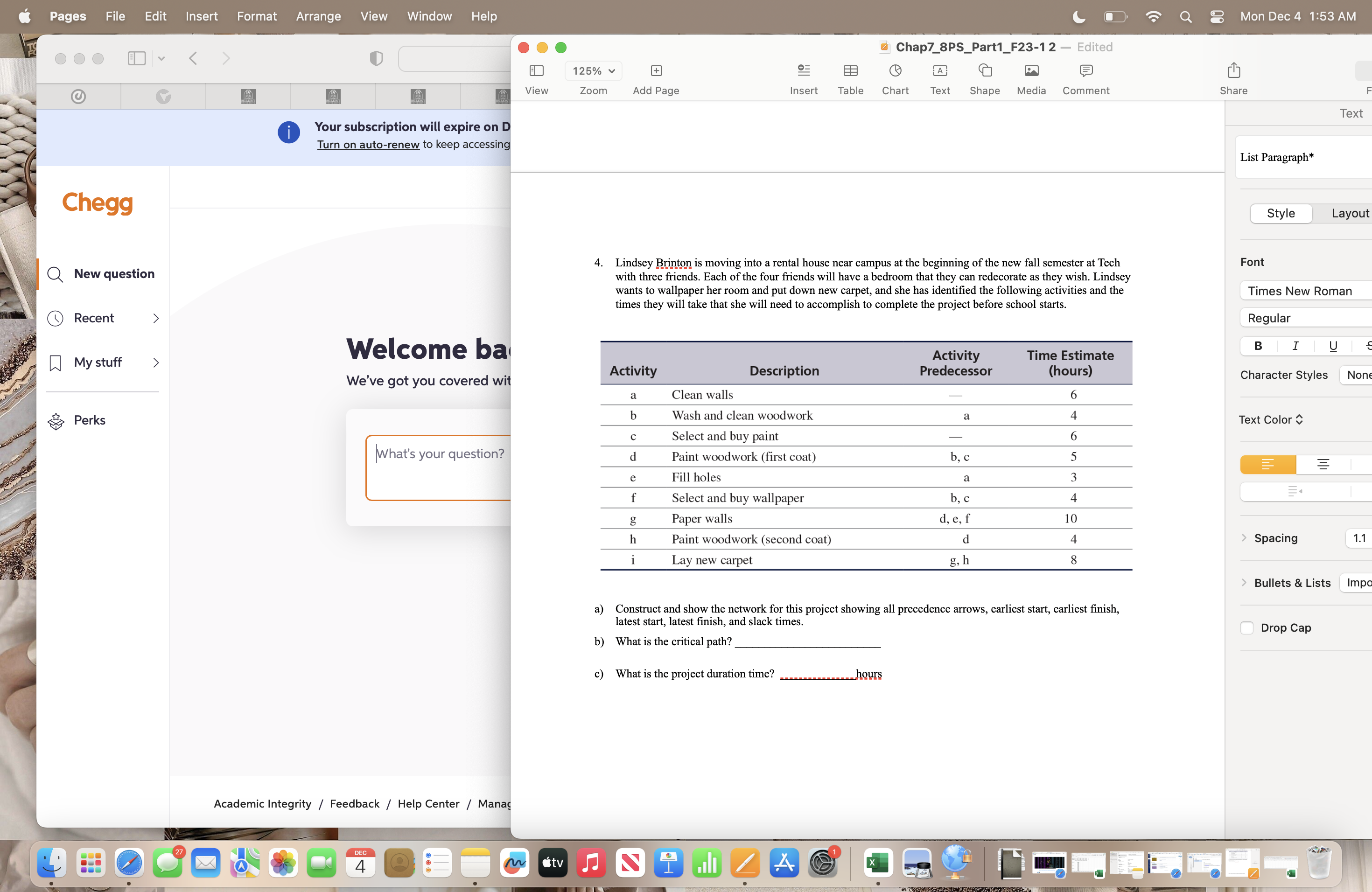  Pages File Edit Insert Format Arrange View Window Help Q Mon
