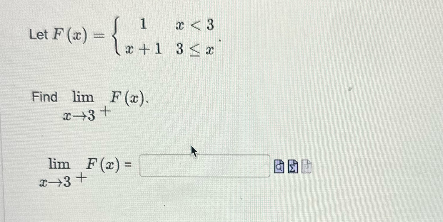 1 Let F G) Find lim F lim =