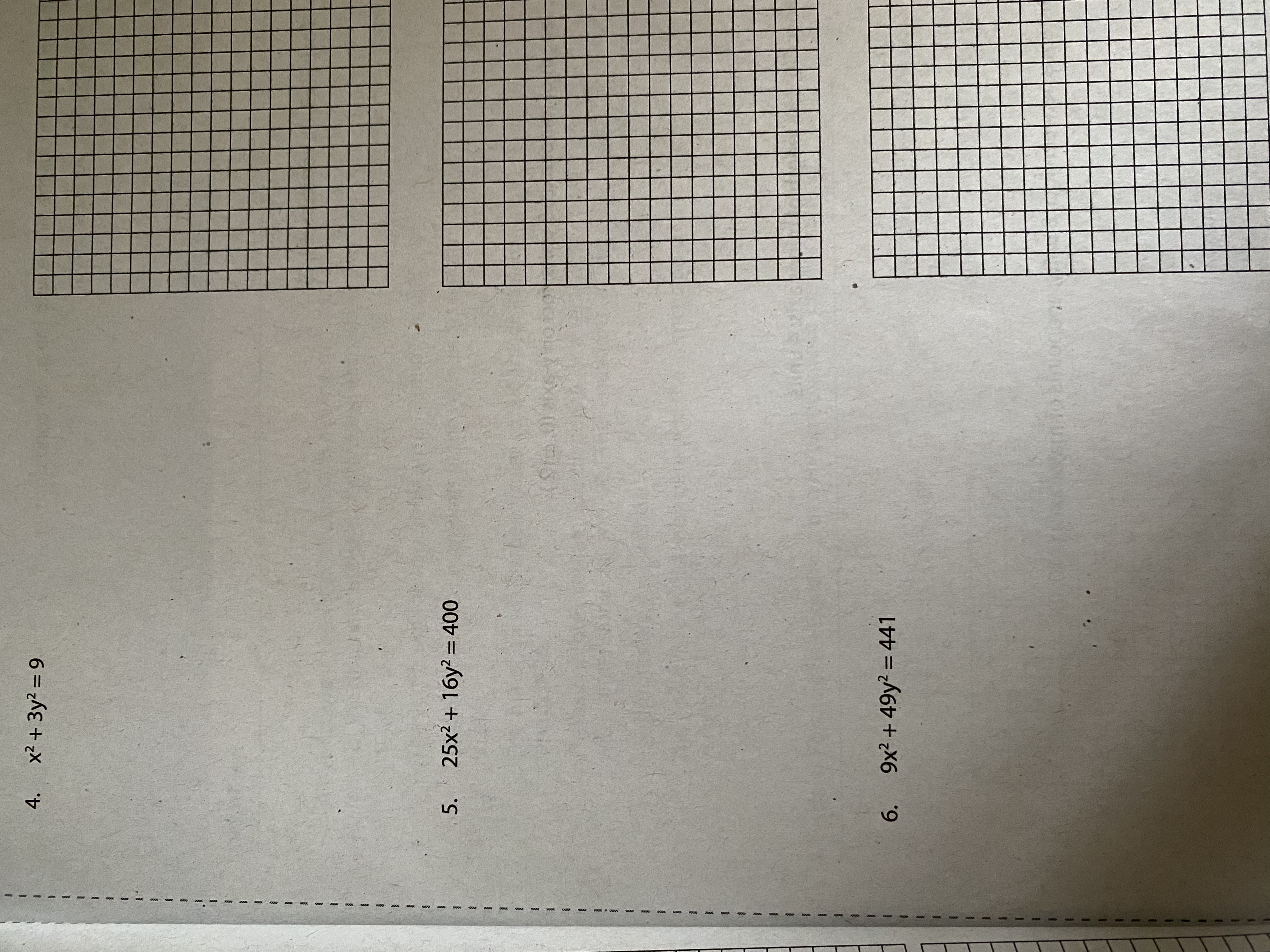 axis: 5 units; foci on y-axis (0, +12 ) 4. Foci: F(0,