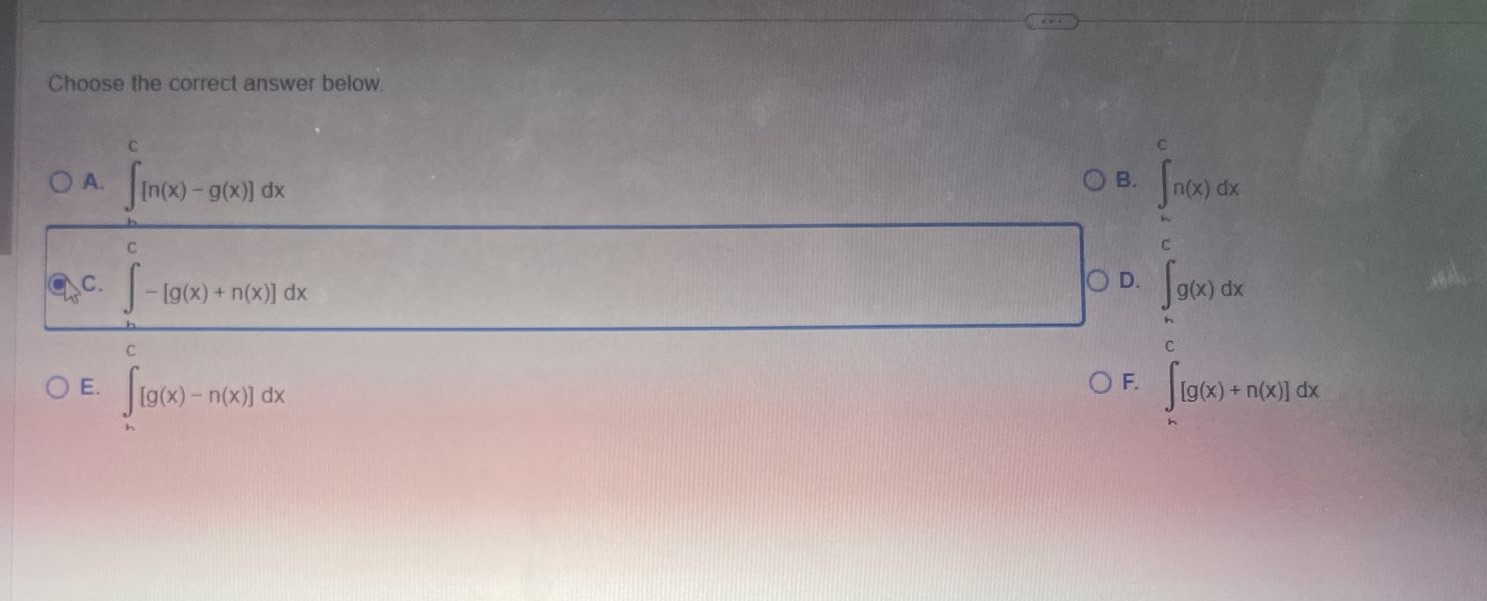 Answer and graph Choose the correct answer below. C C O A.