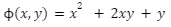 example of a level curve for this function?