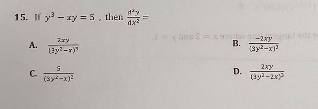 S , then B. D. 2xY 2XY 2 2X)3 A. c. 2xy