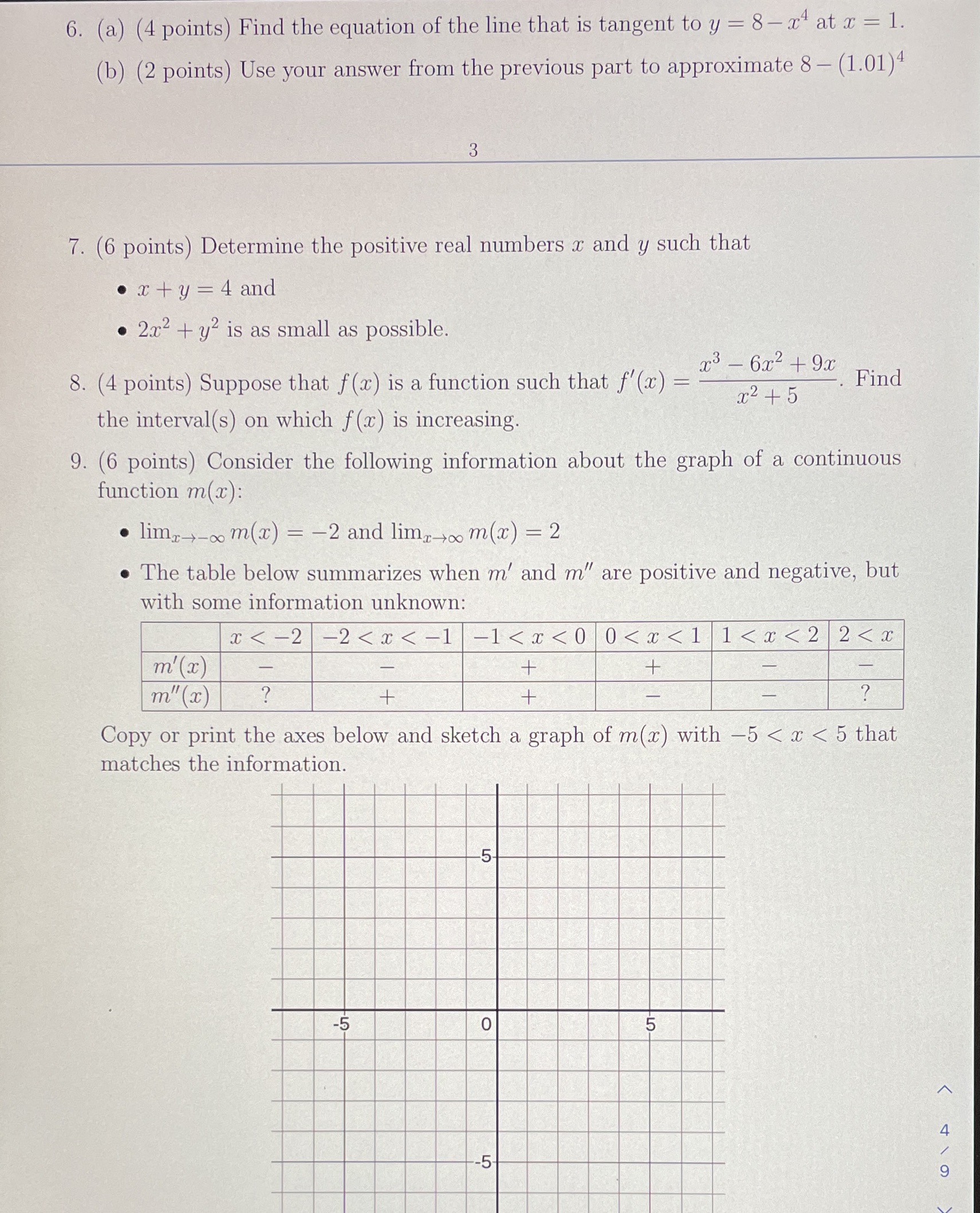 please help answer and show steps! thank you so much :) 6.