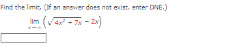 answer DNE) lim f(x) = x -+2 lim {{x) = x -+