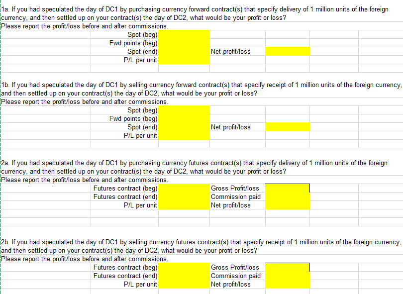 dollar (as seen in OANDA, FXCM) 1b Date when hed e tradin
