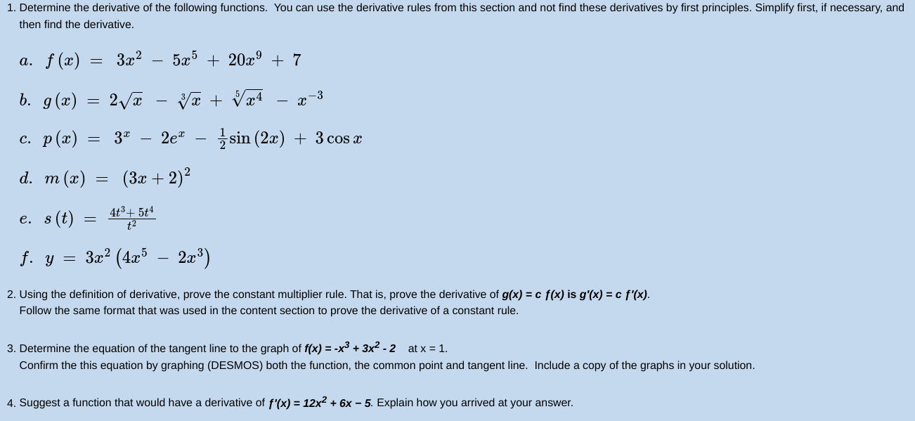 f. f (20) = Vac g. f (2) = V23 n. f