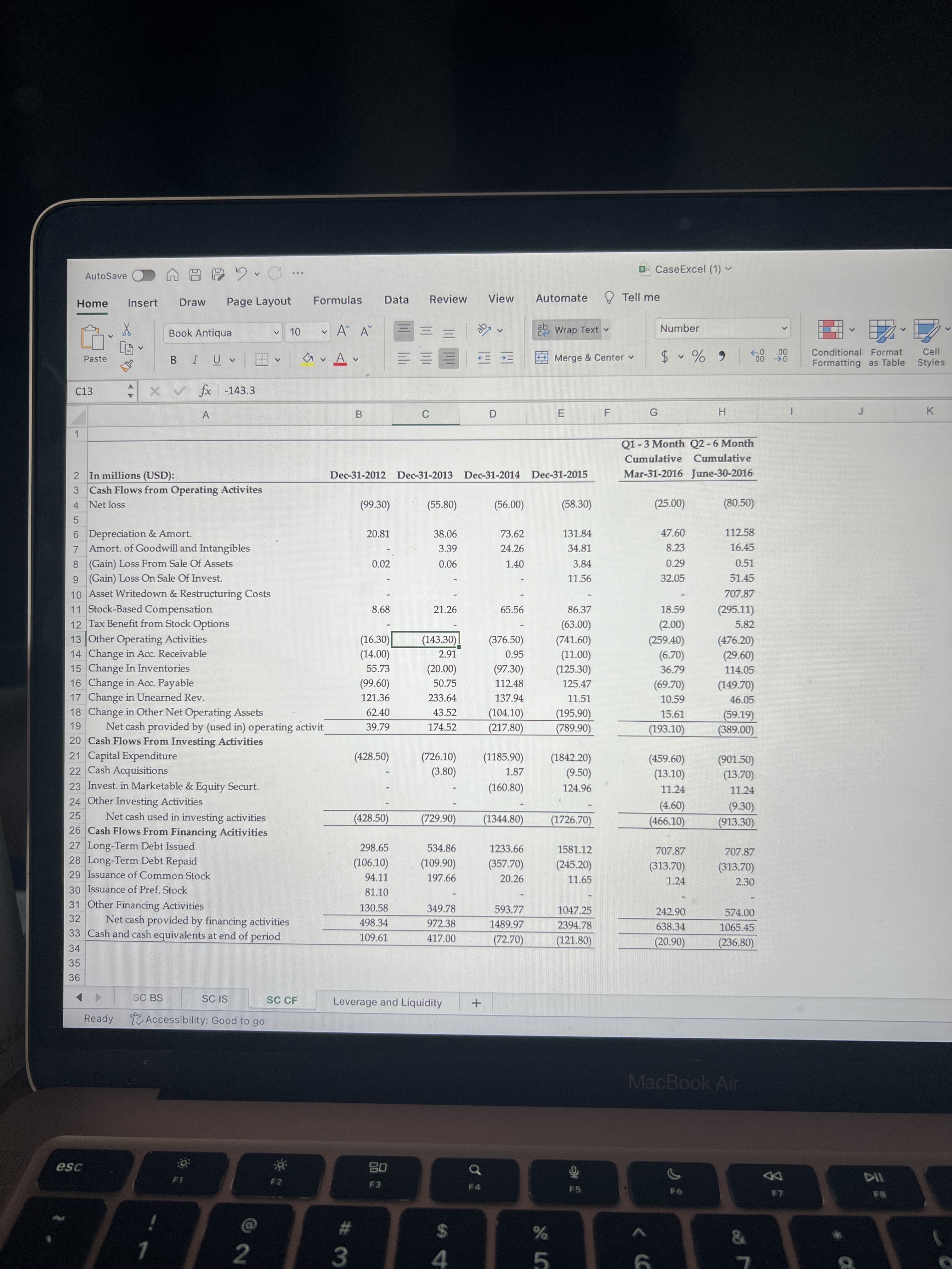 Exhibit 8 (continued) Tesla Financial Statements Income Statement In millions (USD): Q1-3