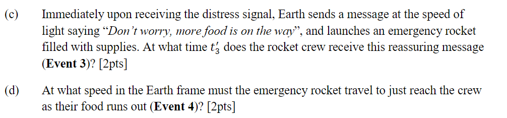 How do I do this? A rocket (frame 8') bound for