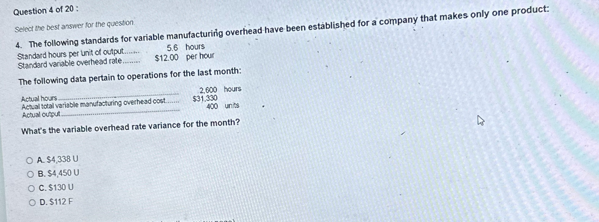 I need help with this question. Please give me 100 percent correct