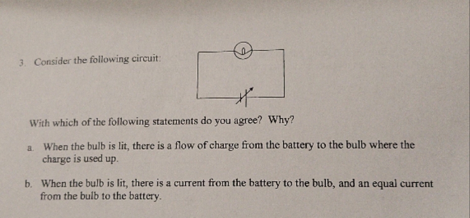 Help here, please. 3. Consider the following circuit: With which of the