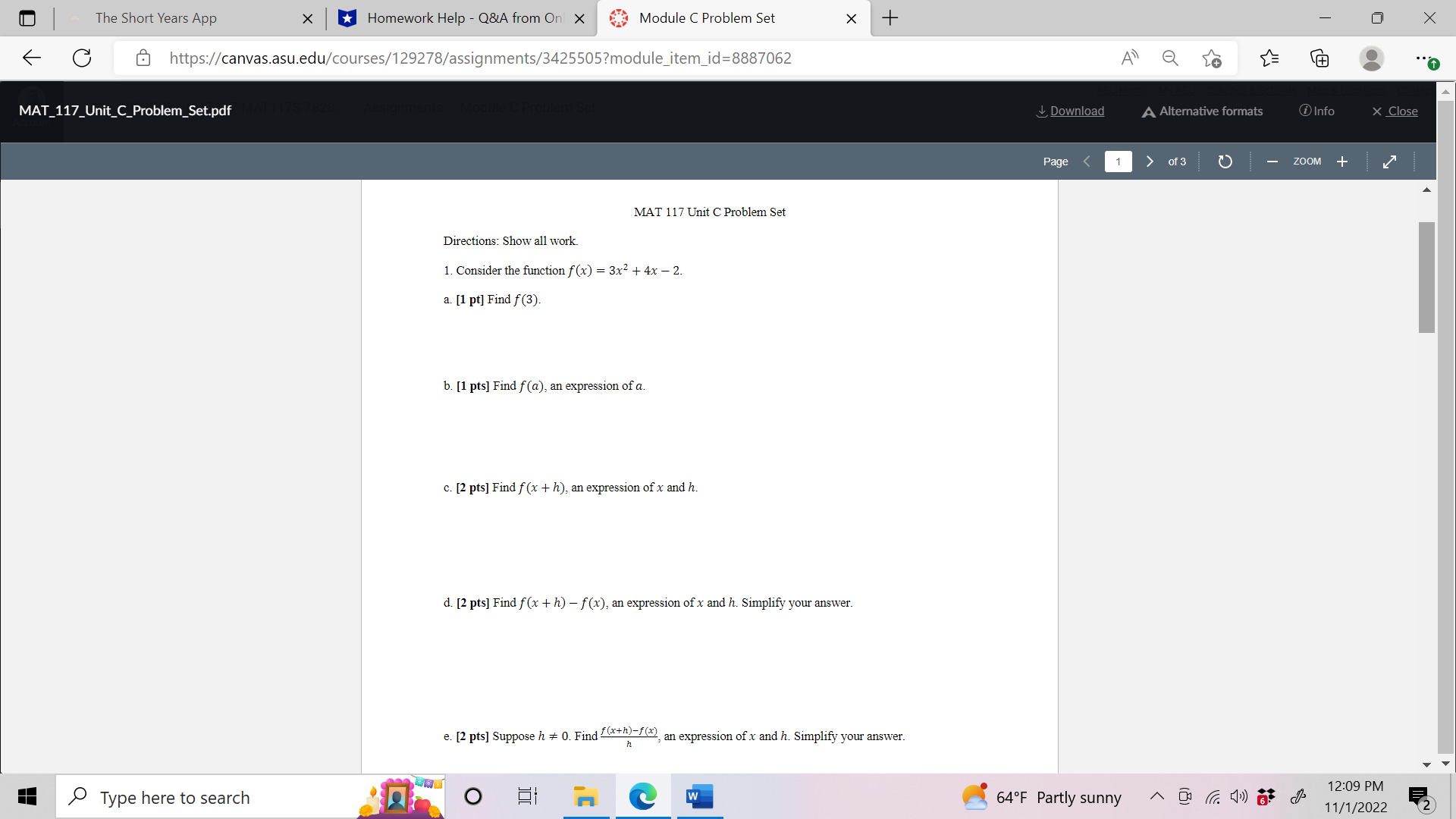 ~ The Short Years App X *Homework Help - Q&A from