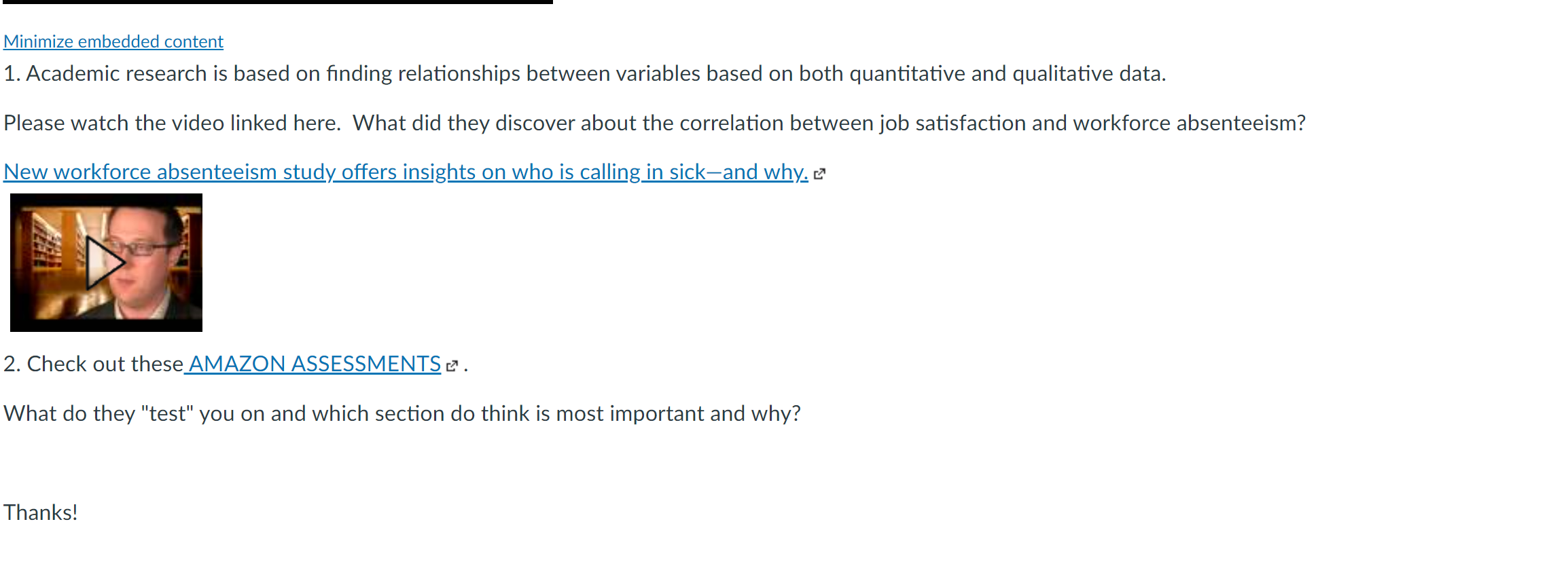 1. Academic research is based on finding relationships between variables based on