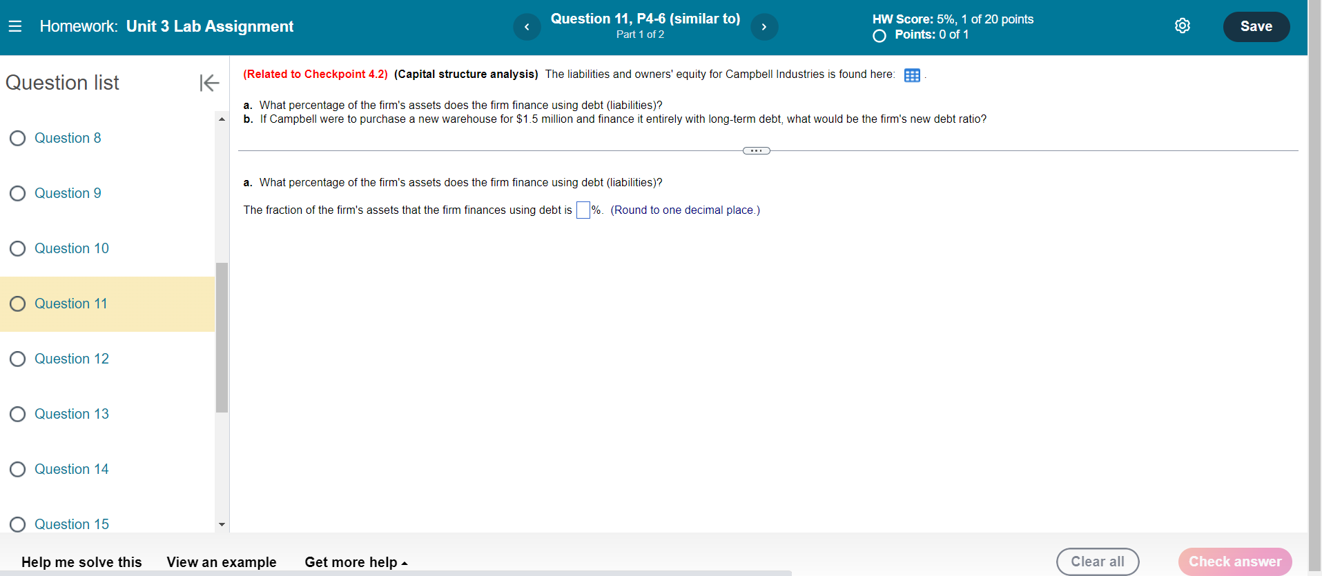 to $1, 160,000 by paying $560,000 in cash to expand the firm's