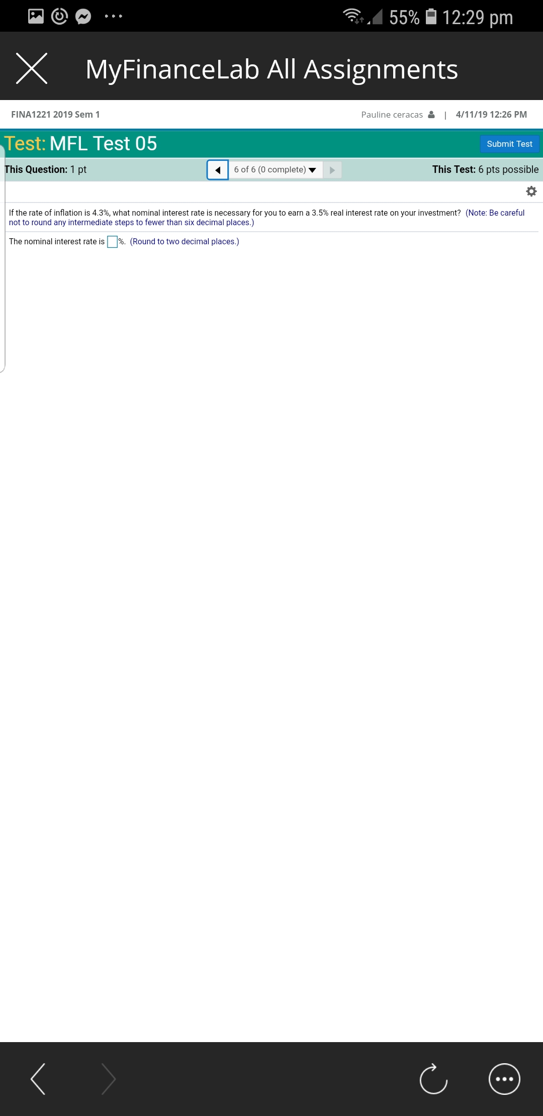 that pays 0.53% per month for 3 years? (Note: Be careful not