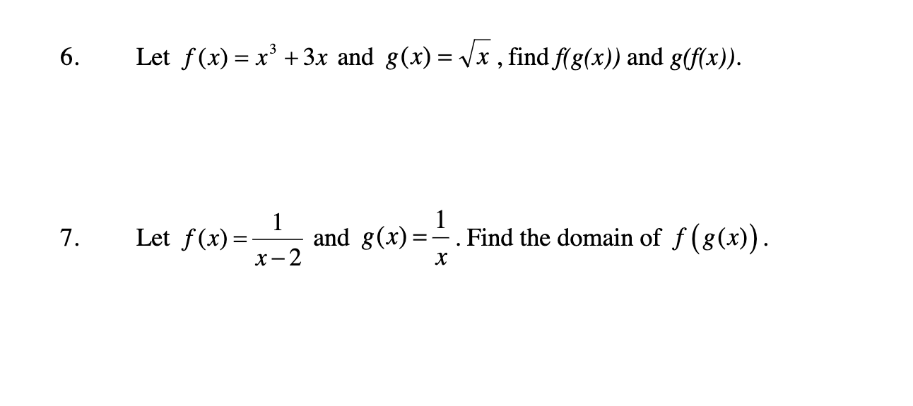 3. Given f(1) = :2 _t and h(x) 2 336+ 2 ,