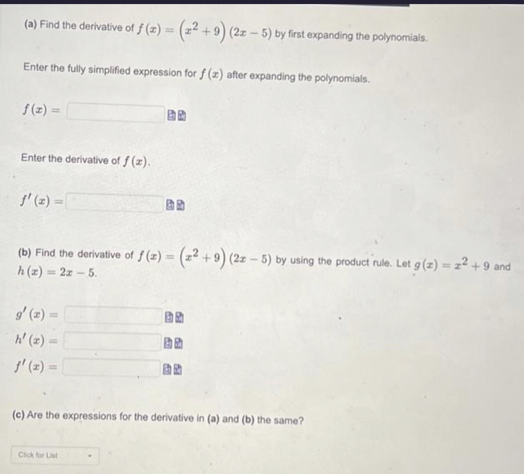 Be more clear with the explain and the answer (a) Find the