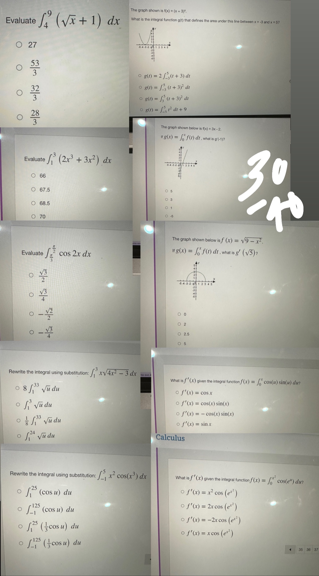 Please just say a b c or d The graph shown is