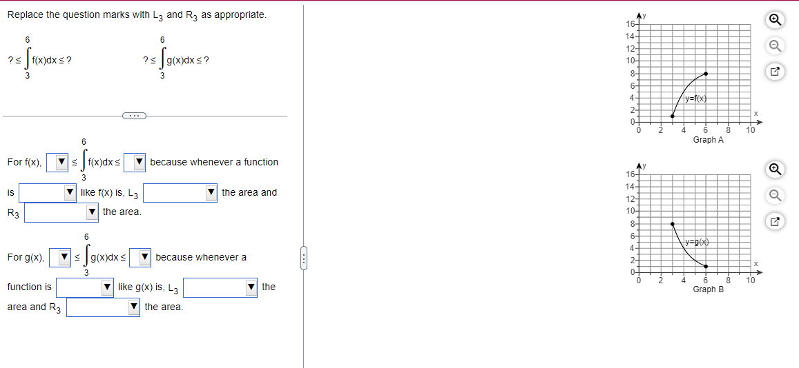 16- 14- O ?s f( x)dxs ? ?s g(x)dxs ? W Ay=f(x